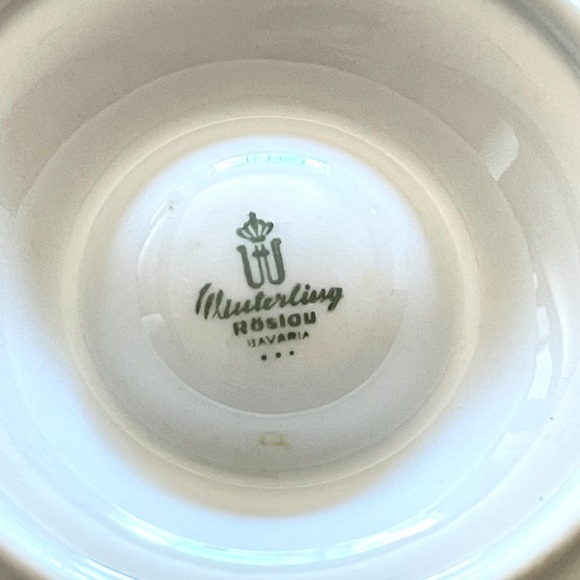 Vintage Winterling Roslou Bavaria Egg Cups Set of 2 - Picture 3 of 4